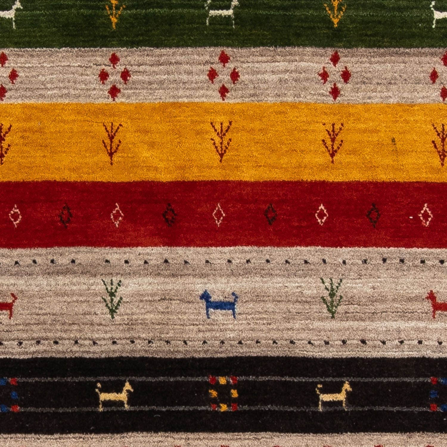 Tappeto Gabbeh - Loribaft Persero - 200 x 140 cm - multicolore