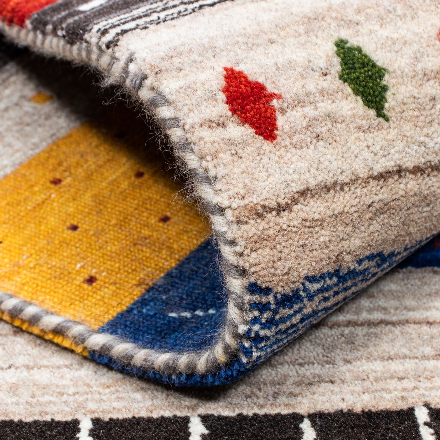 Tappeto Gabbeh - Loribaft Persero - 200 x 140 cm - multicolore