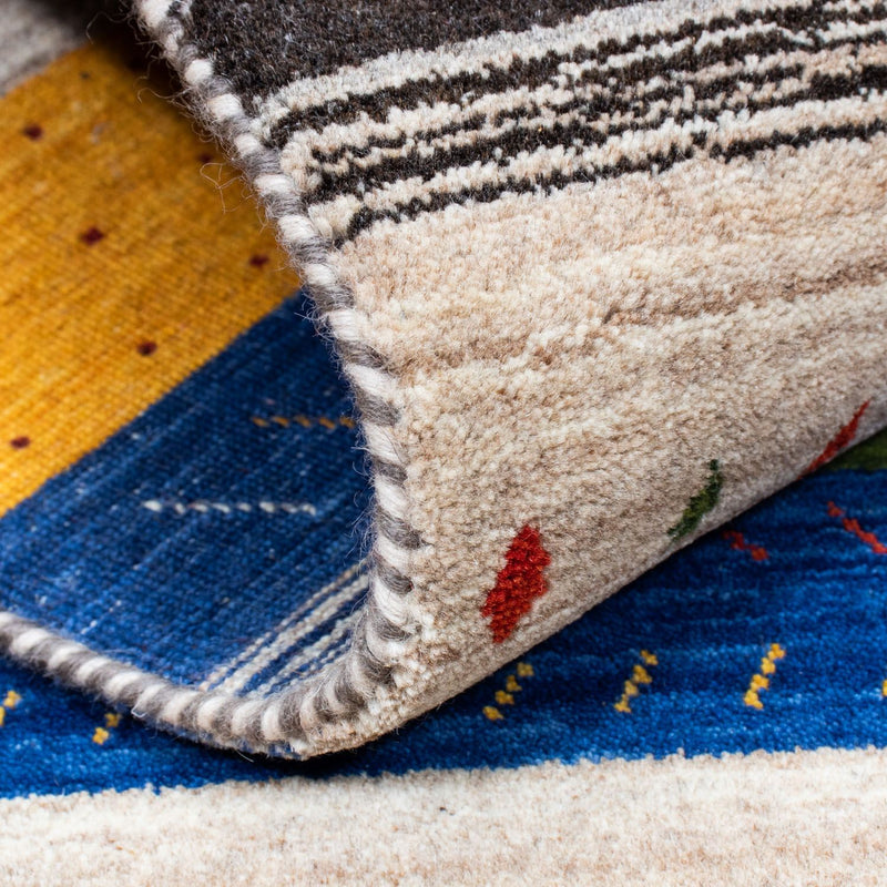 Tappeto Gabbeh - Loribaft Persero - 202 x 143 cm - multicolore
