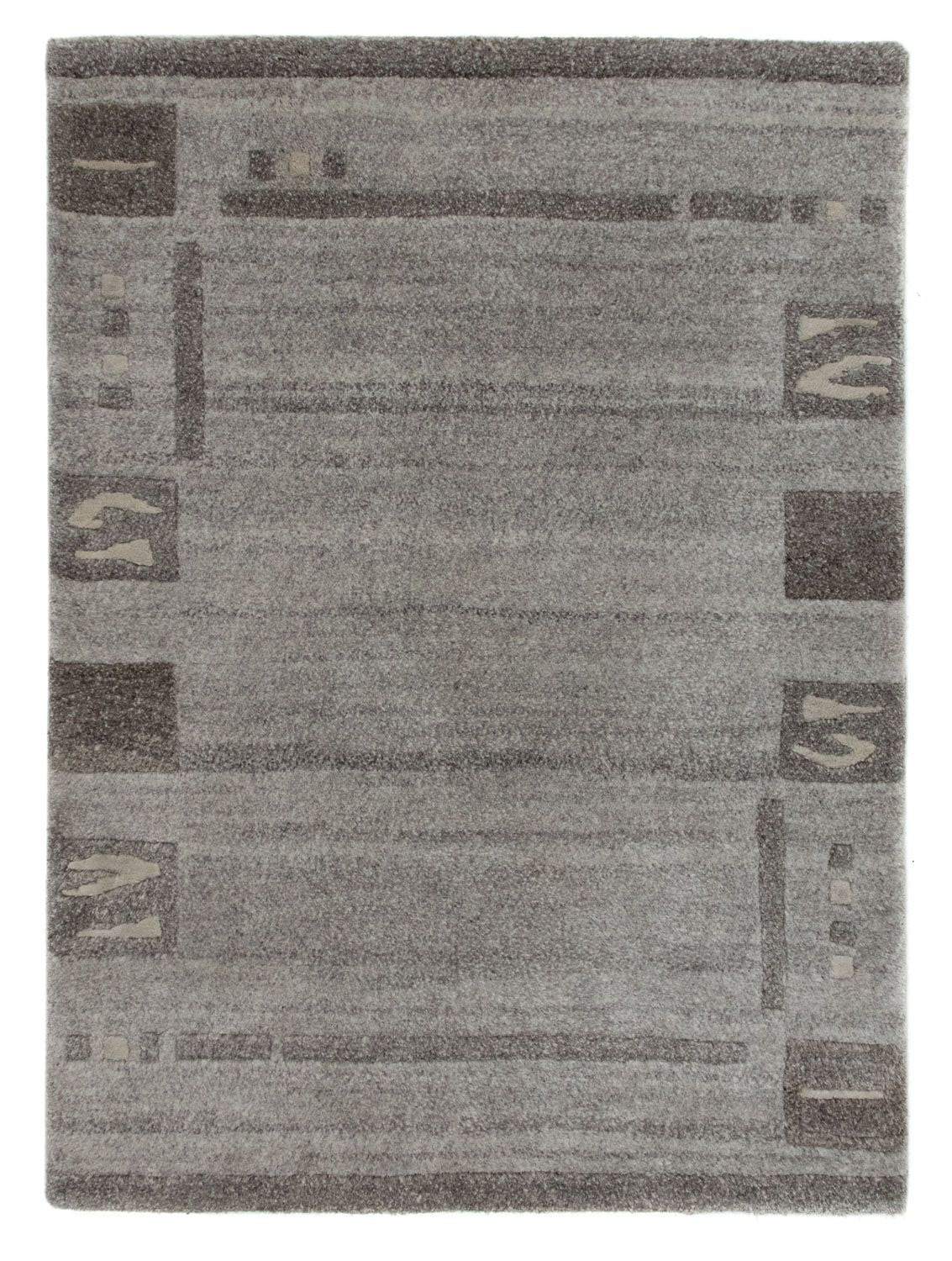 Tappeto Nepal - 90 x 60 cm - grigio