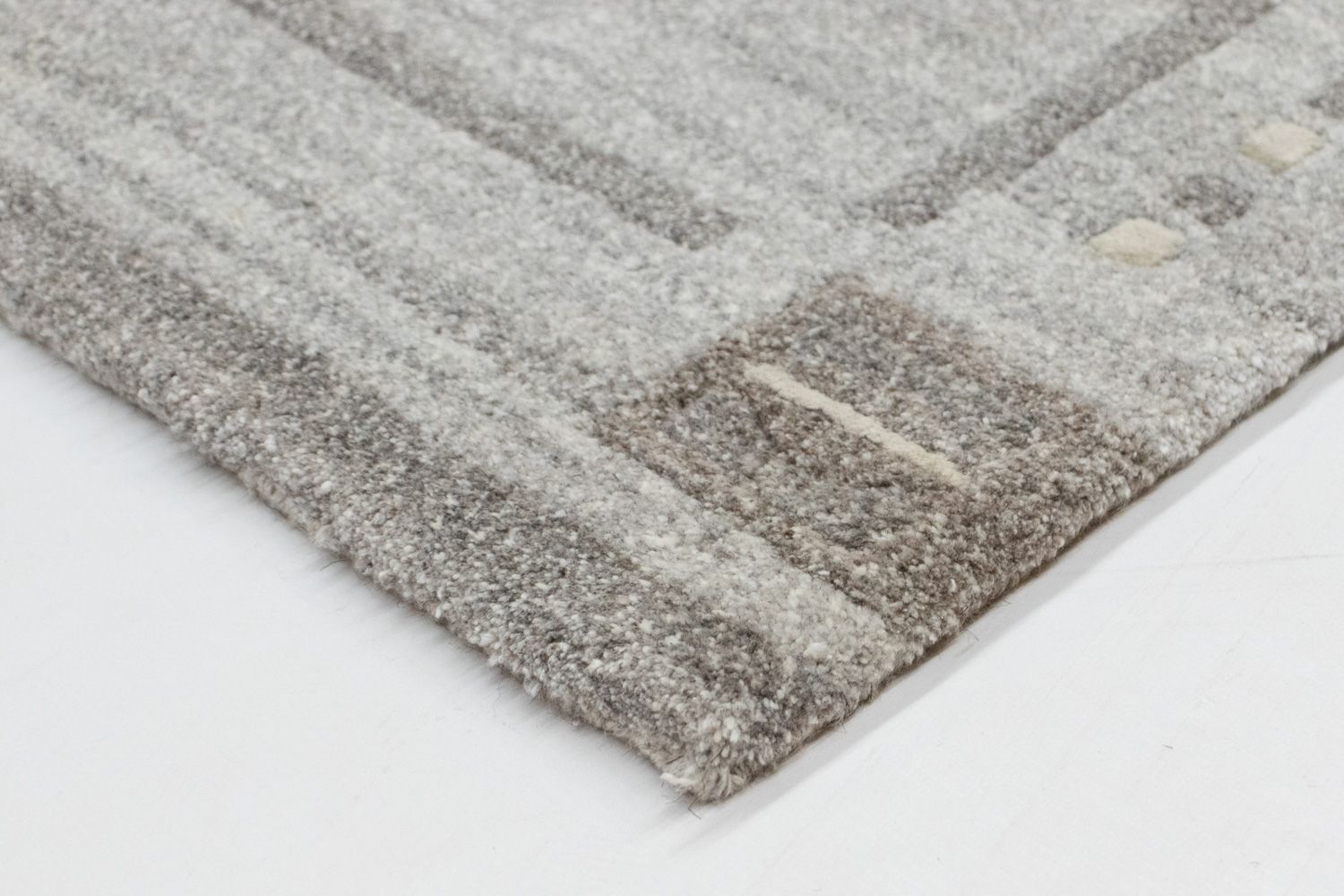 Tappeto Nepal - 90 x 60 cm - grigio