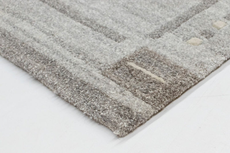 Tappeto Nepal - 90 x 60 cm - grigio