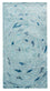 Tappeto di design - 140 x 70 cm - turchese