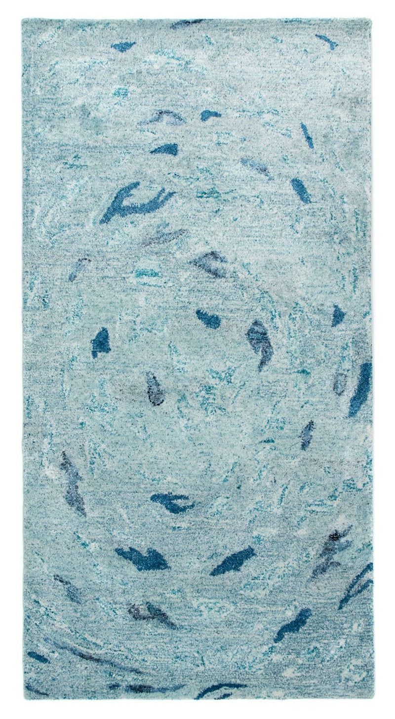 Tappeto di design - 140 x 70 cm - turchese