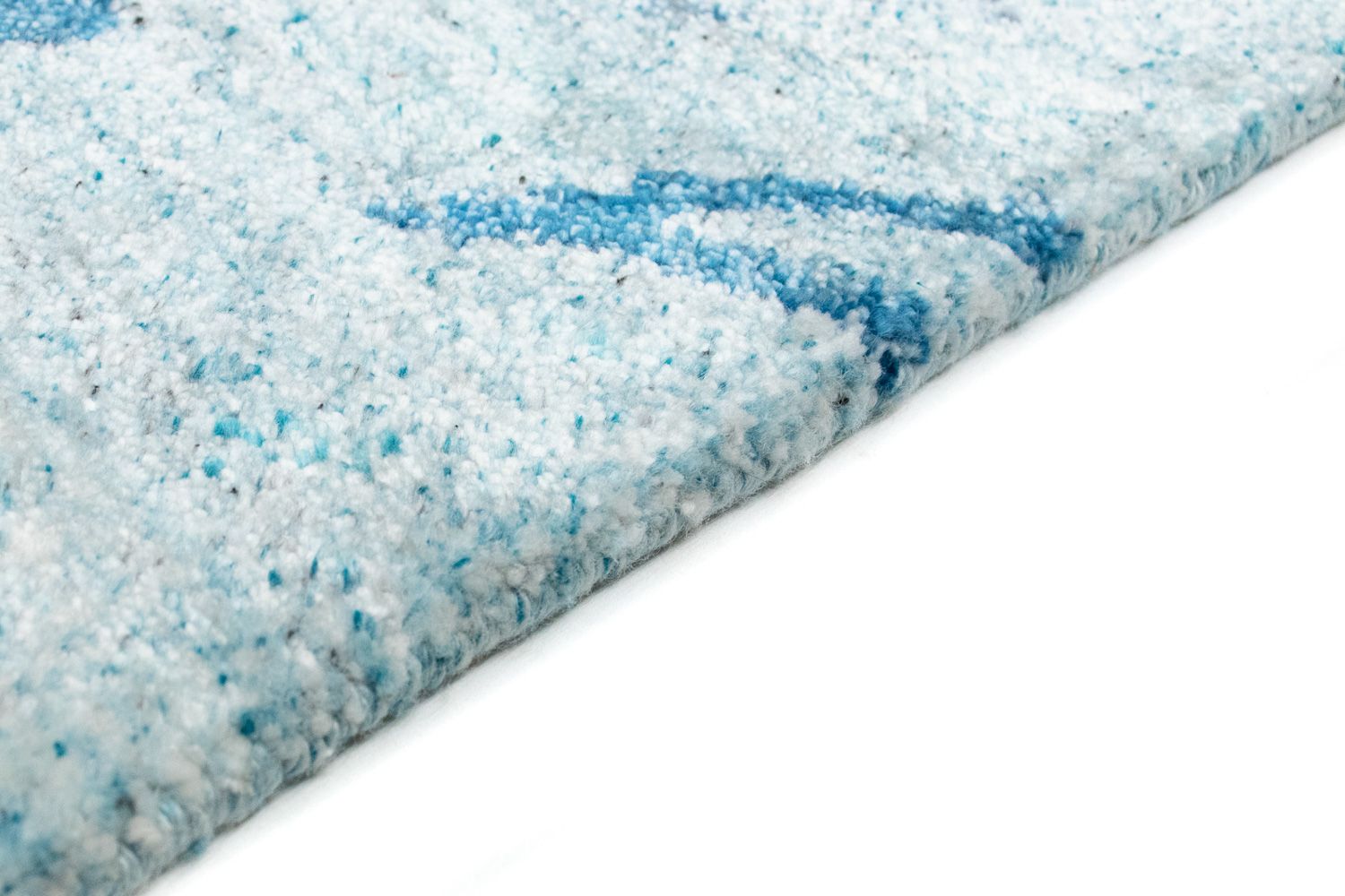 Tappeto di design - 140 x 70 cm - turchese