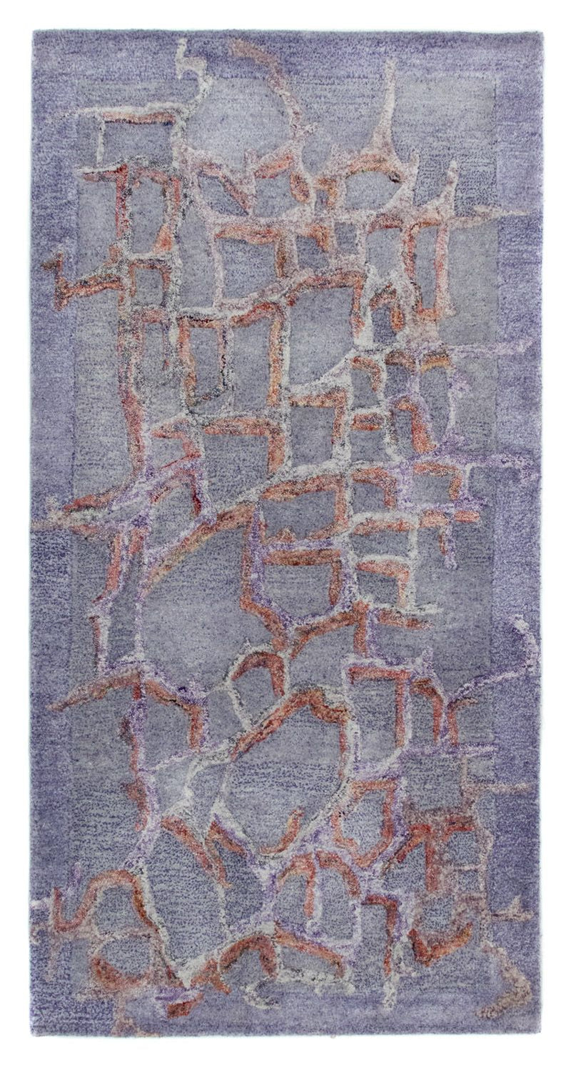 Tappeto di design - 140 x 70 cm - lilla