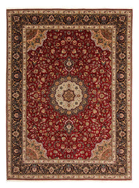Tappeto Persero - Tabriz - Reale - 411 x 304 cm - rosso scuro