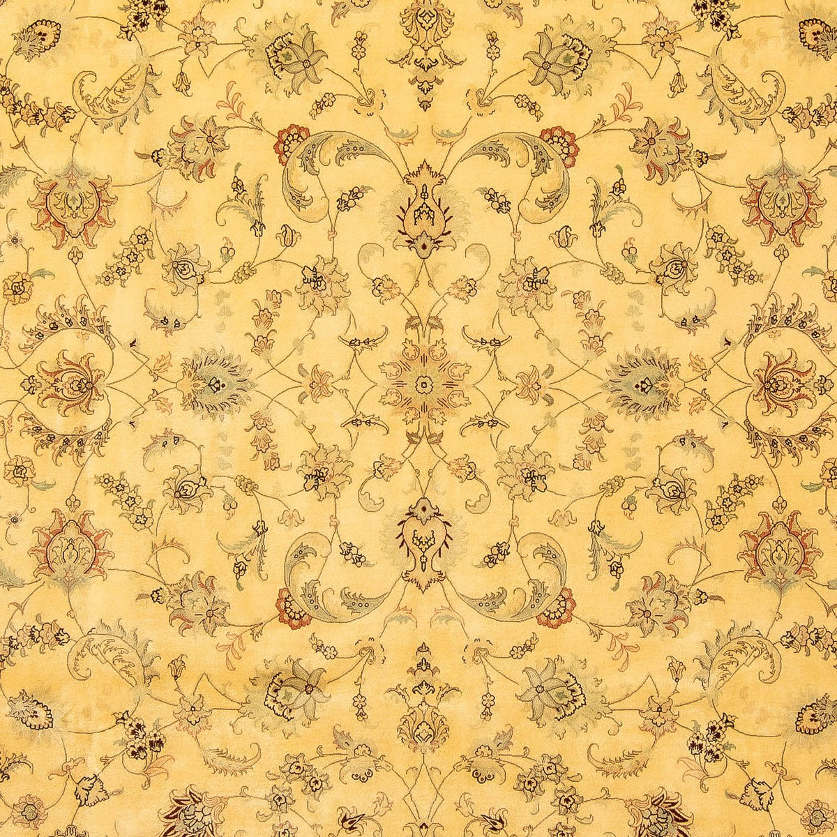Tappeto Persero - Tabriz - Reale - 343 x 248 cm - oro