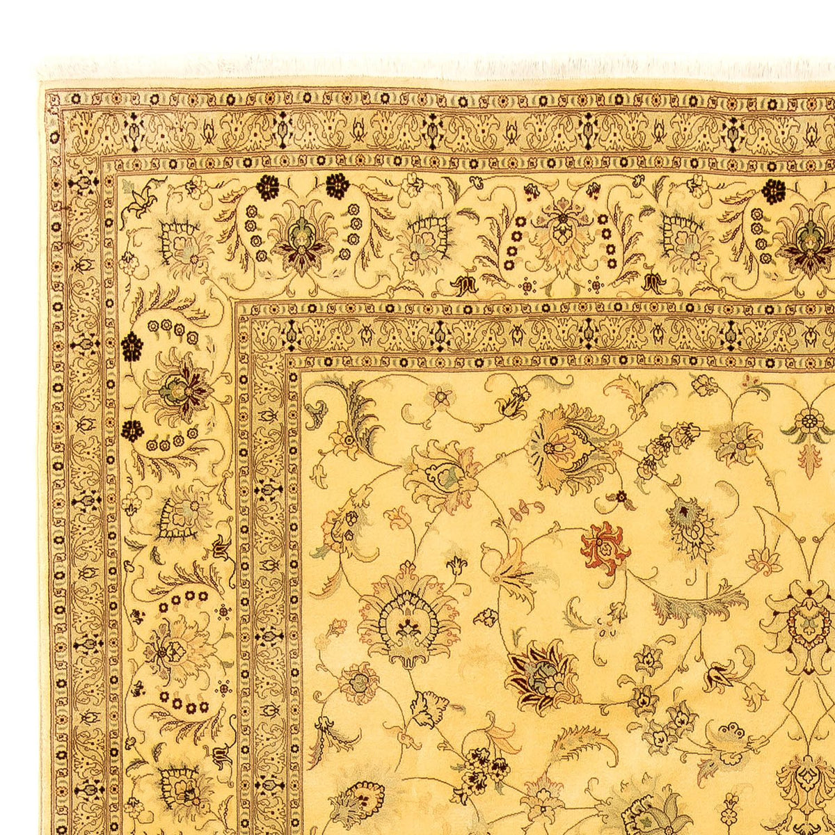 Tappeto Persero - Tabriz - Reale - 343 x 248 cm - oro