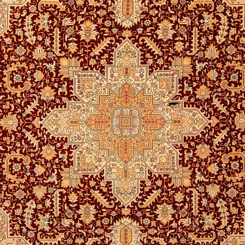 Tappeto Persero - Tabriz - Reale - 360 x 253 cm - rosso scuro