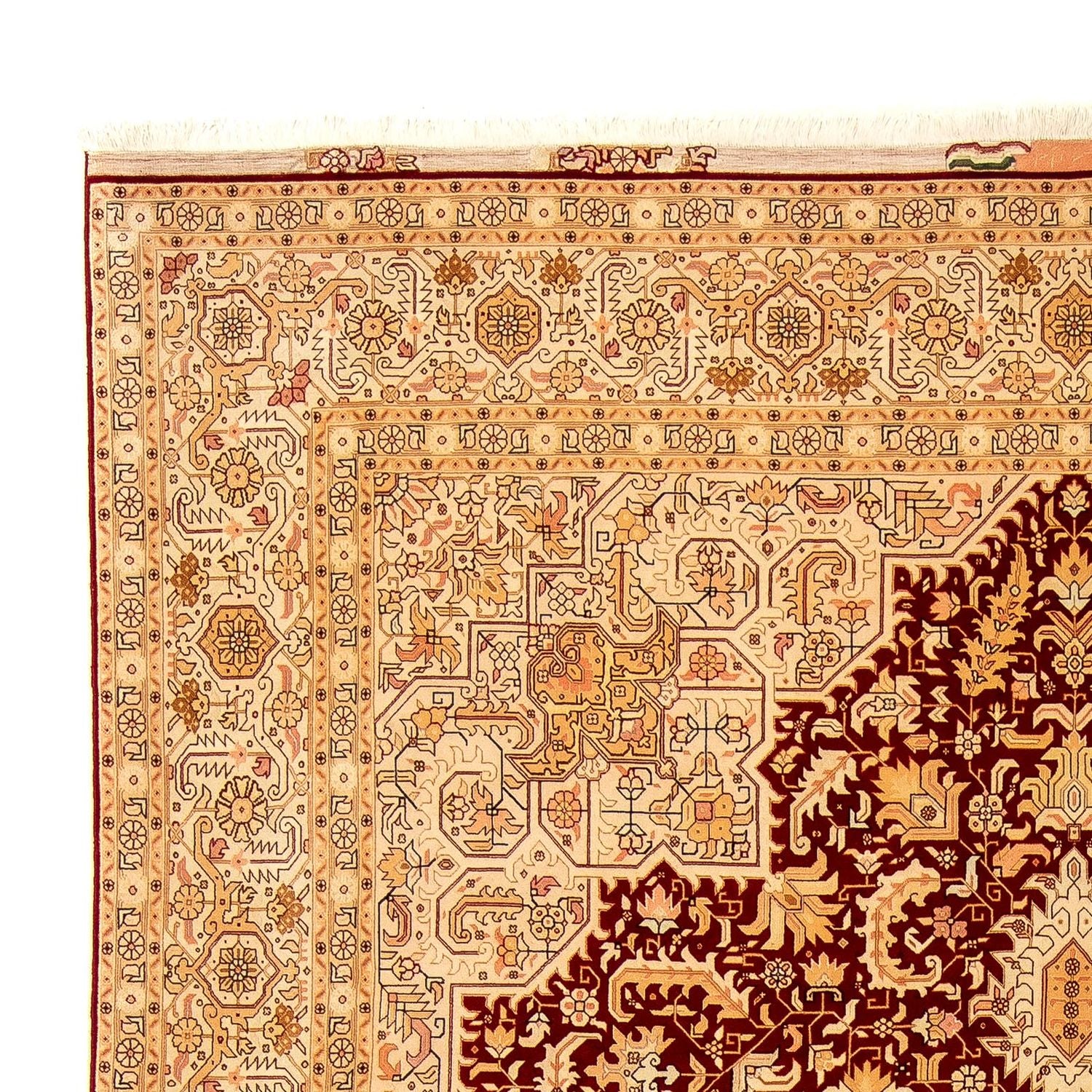 Tappeto Persero - Tabriz - Reale - 360 x 253 cm - rosso scuro