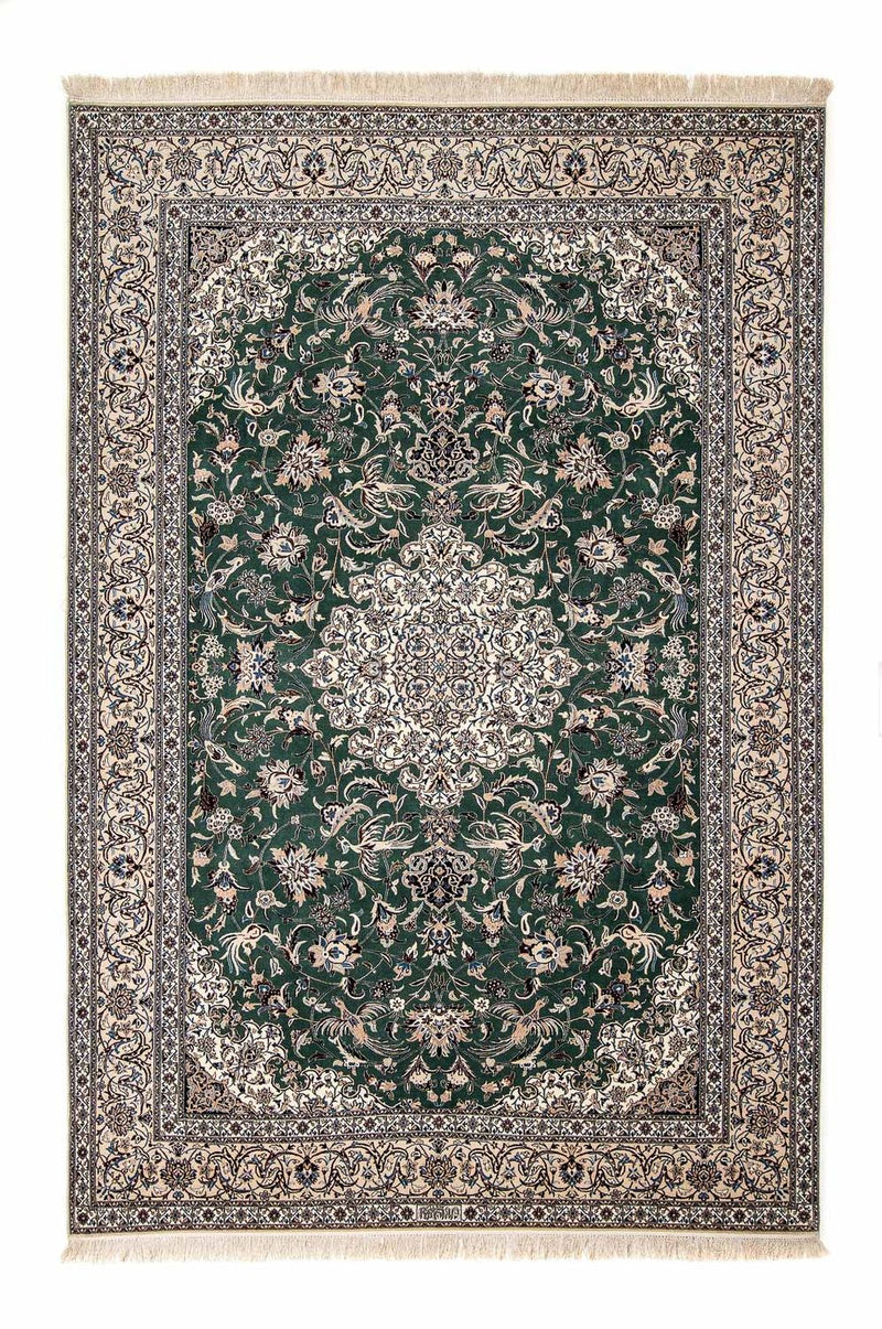 Tappeto Persero - Nain - Premio - 307 x 206 cm - verde