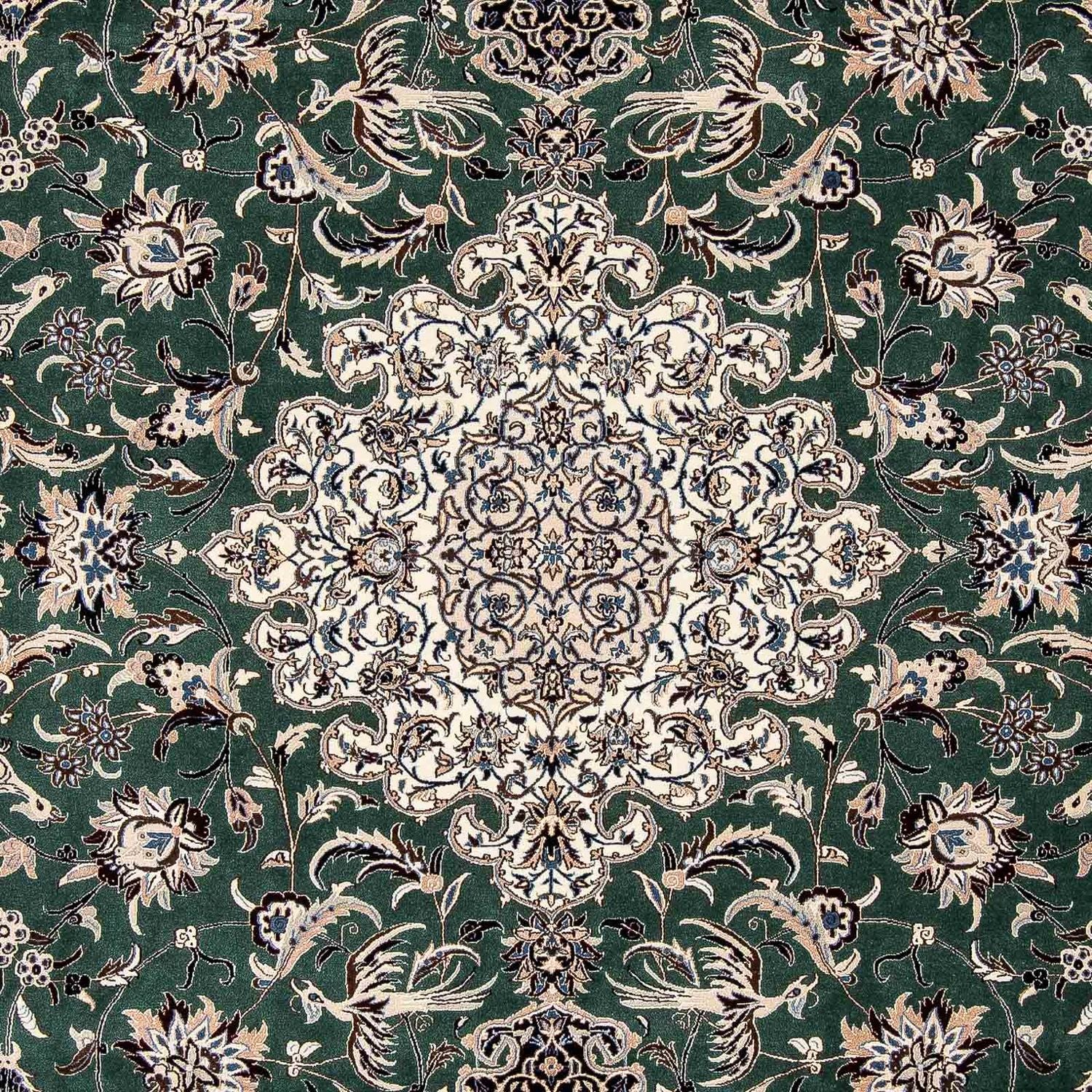Tappeto Persero - Nain - Premio - 307 x 206 cm - verde