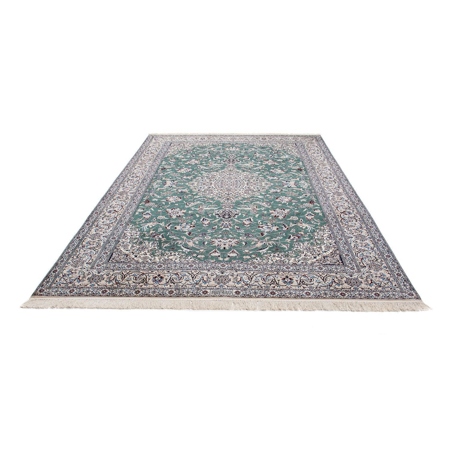 Tappeto Persero - Nain - Premio - 307 x 206 cm - verde