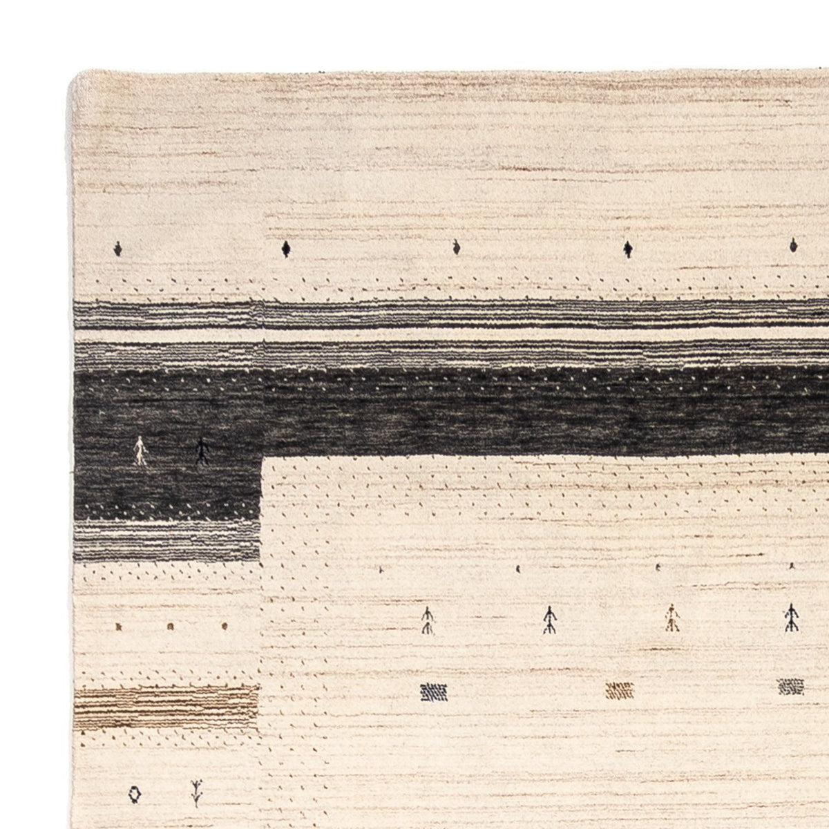 Tappeto Gabbeh - Loribaft Persero - 304 x 207 cm - beige