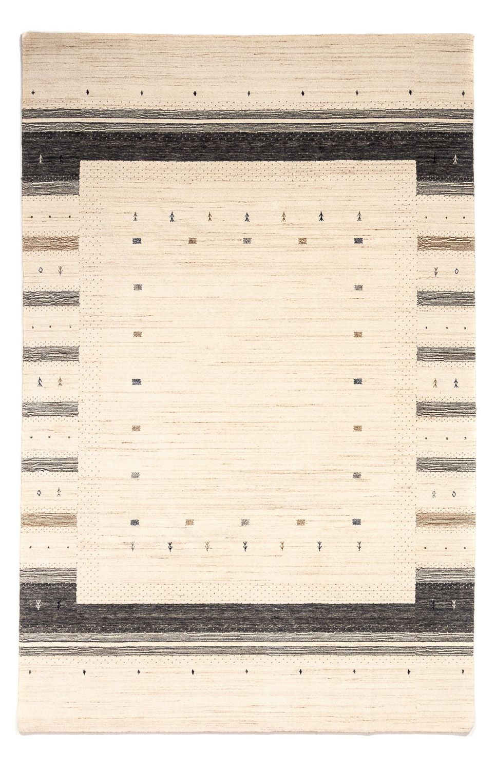 Tappeto Gabbeh - Loribaft Persero - 304 x 200 cm - beige