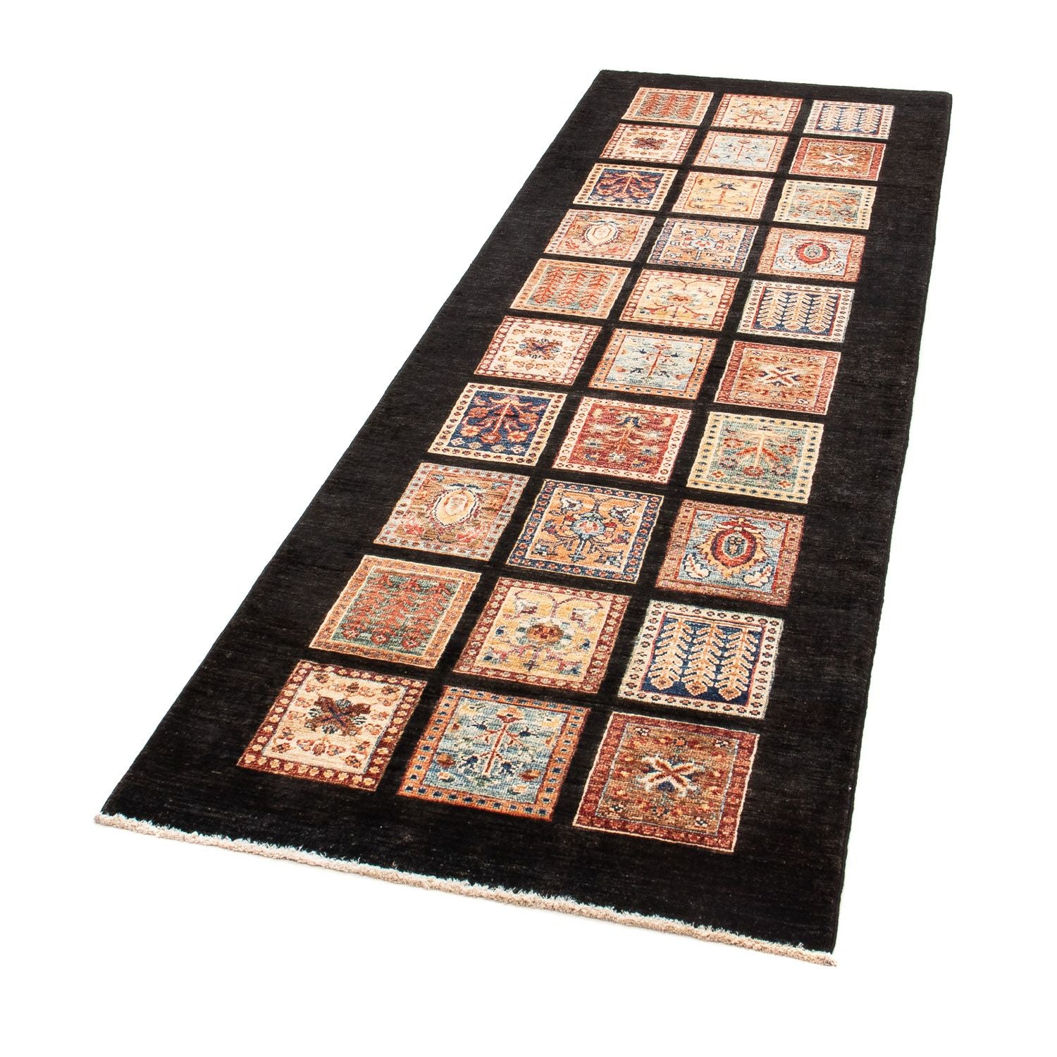 Tappeto corsia Tappeto Ziegler - 245 x 78 cm - blu scuro