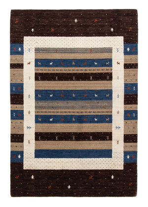 Tappeto Gabbeh - Loribaft Persero - 206 x 141 cm - marrone