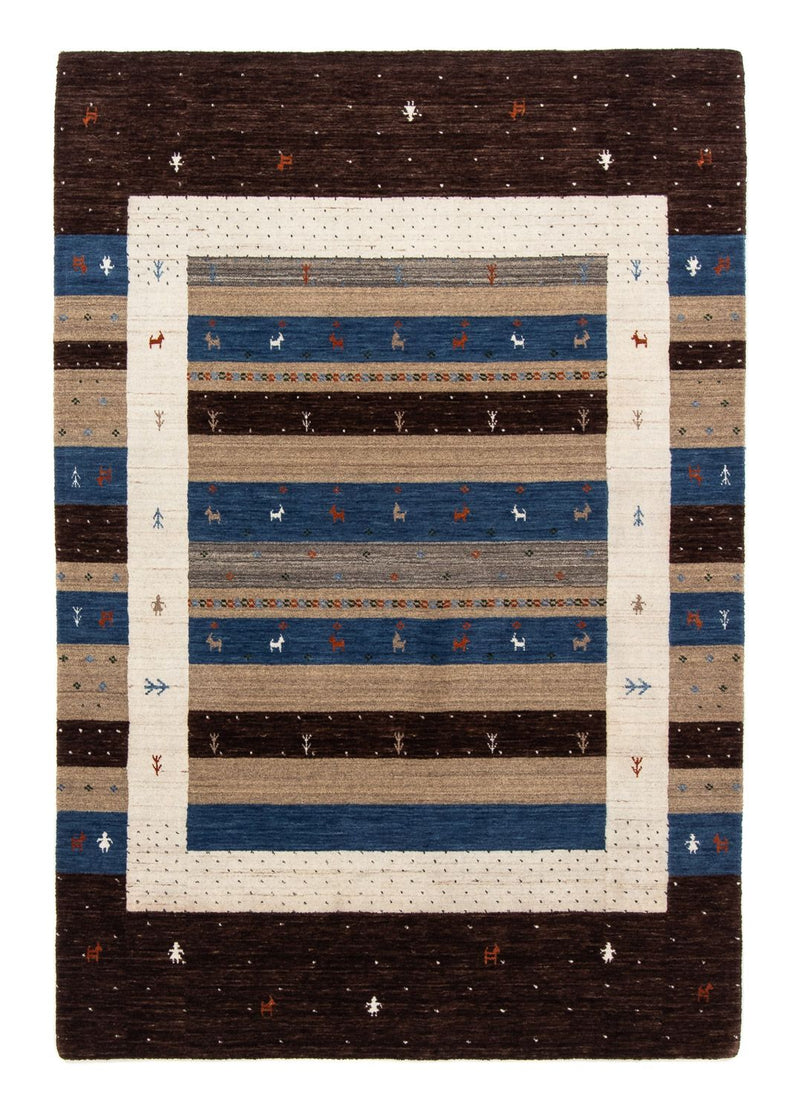 Tappeto Gabbeh - Loribaft Persero - 206 x 141 cm - marrone