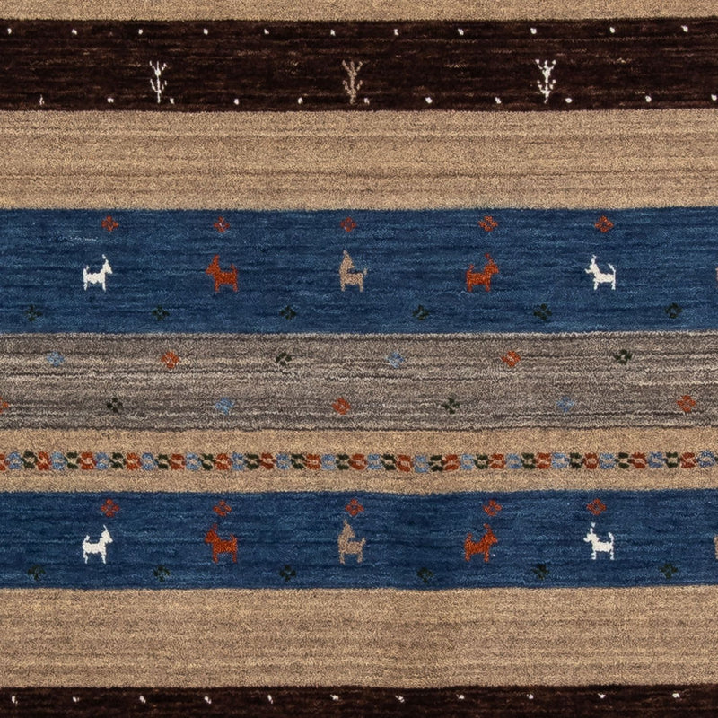 Tappeto Gabbeh - Loribaft Persero - 206 x 141 cm - marrone