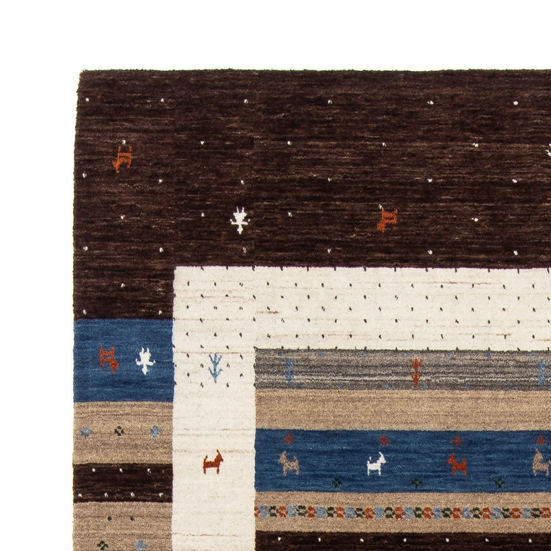 Tappeto Gabbeh - Loribaft Persero - 206 x 141 cm - marrone
