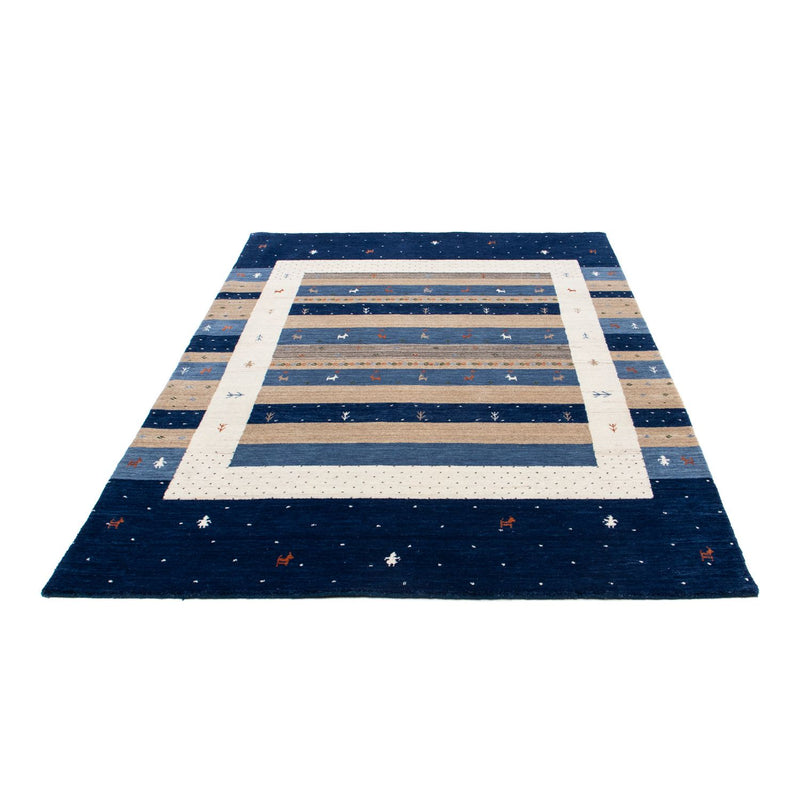 Tappeto Gabbeh - Loribaft Persero - 201 x 144 cm - blu scuro