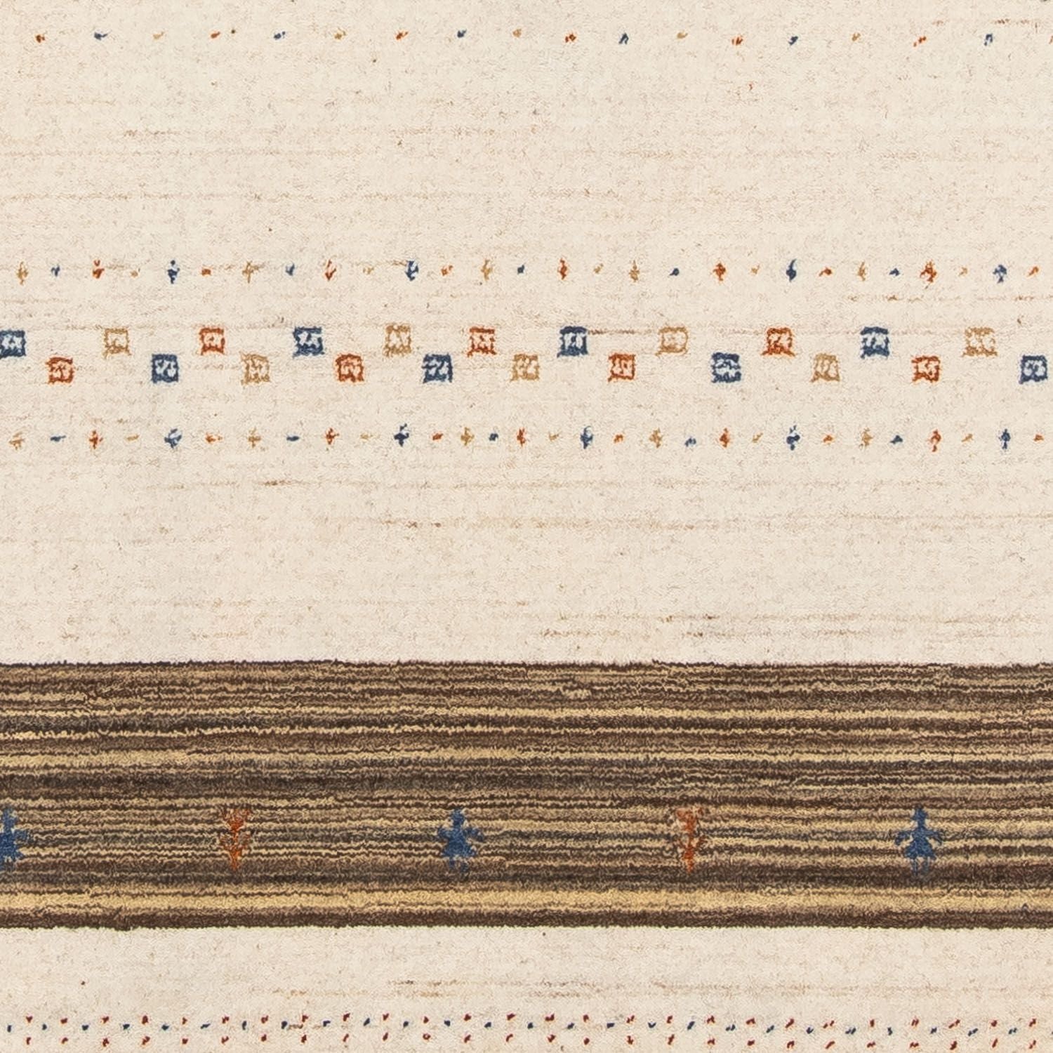 Tappeto Gabbeh - Loribaft Persero - 205 x 142 cm - marrone scuro