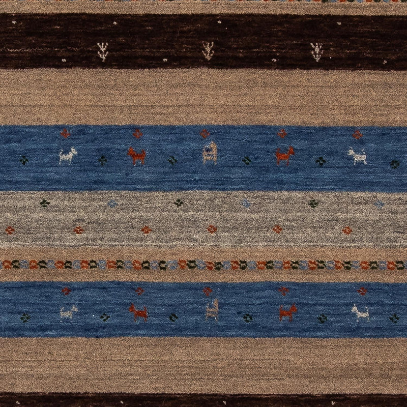 Tappeto Gabbeh - Loribaft Persero - 204 x 142 cm - blu scuro