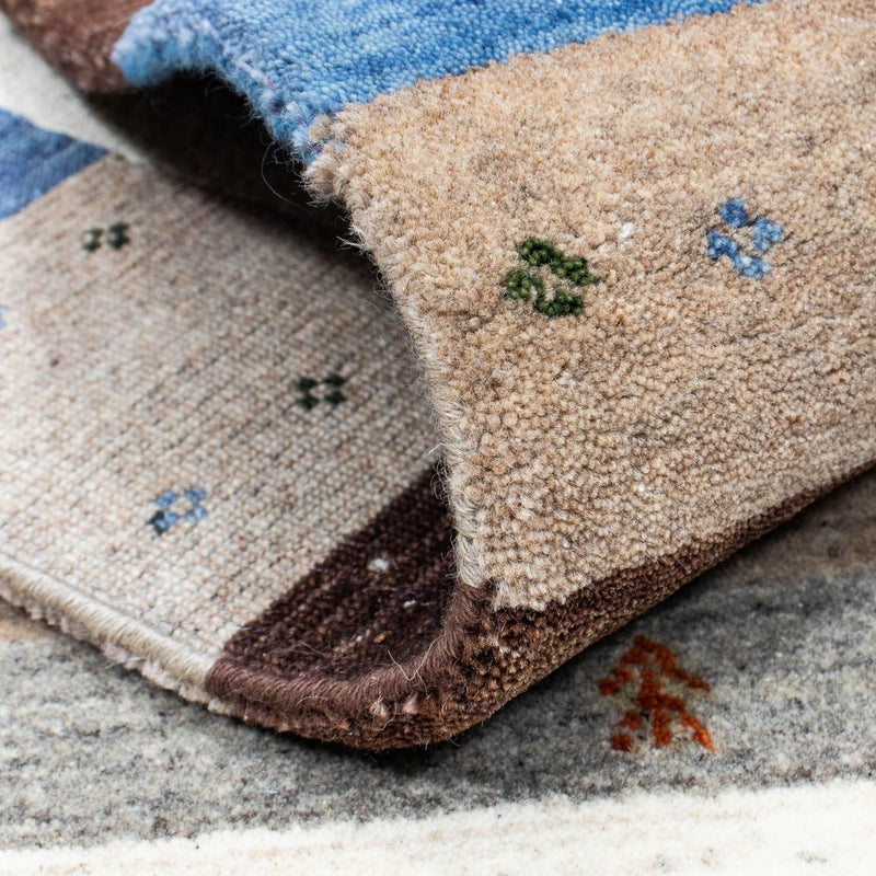 Tappeto Gabbeh - Loribaft Persero - 204 x 142 cm - blu scuro