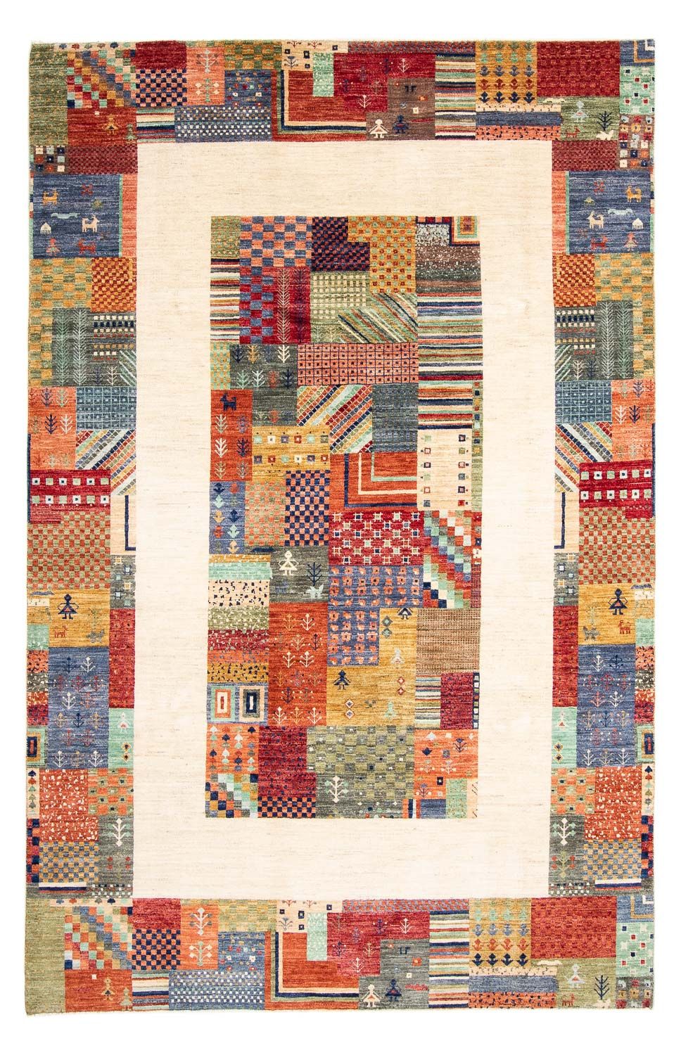 Tappeto Gabbeh - Loribaft Persero - 291 x 198 cm - multicolore