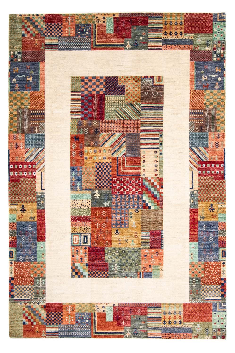 Tappeto Gabbeh - Loribaft Persero - 299 x 198 cm - multicolore