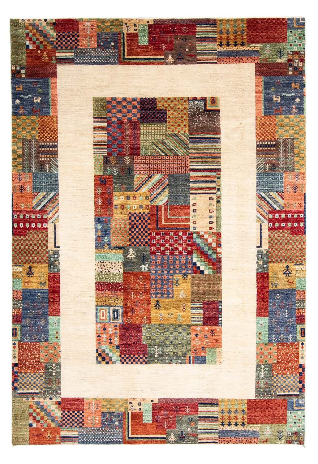 Tappeto Gabbeh - Loribaft Persero - 290 x 200 cm - multicolore