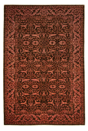Tappeto Ziegler - 306 x 206 cm - marrone scuro