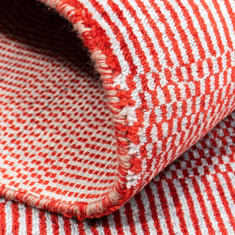 Tappeto di design - 201 x 142 cm - rosso