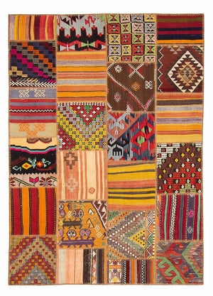 Tappeto Patchwork - 239 x 169 cm - multicolore