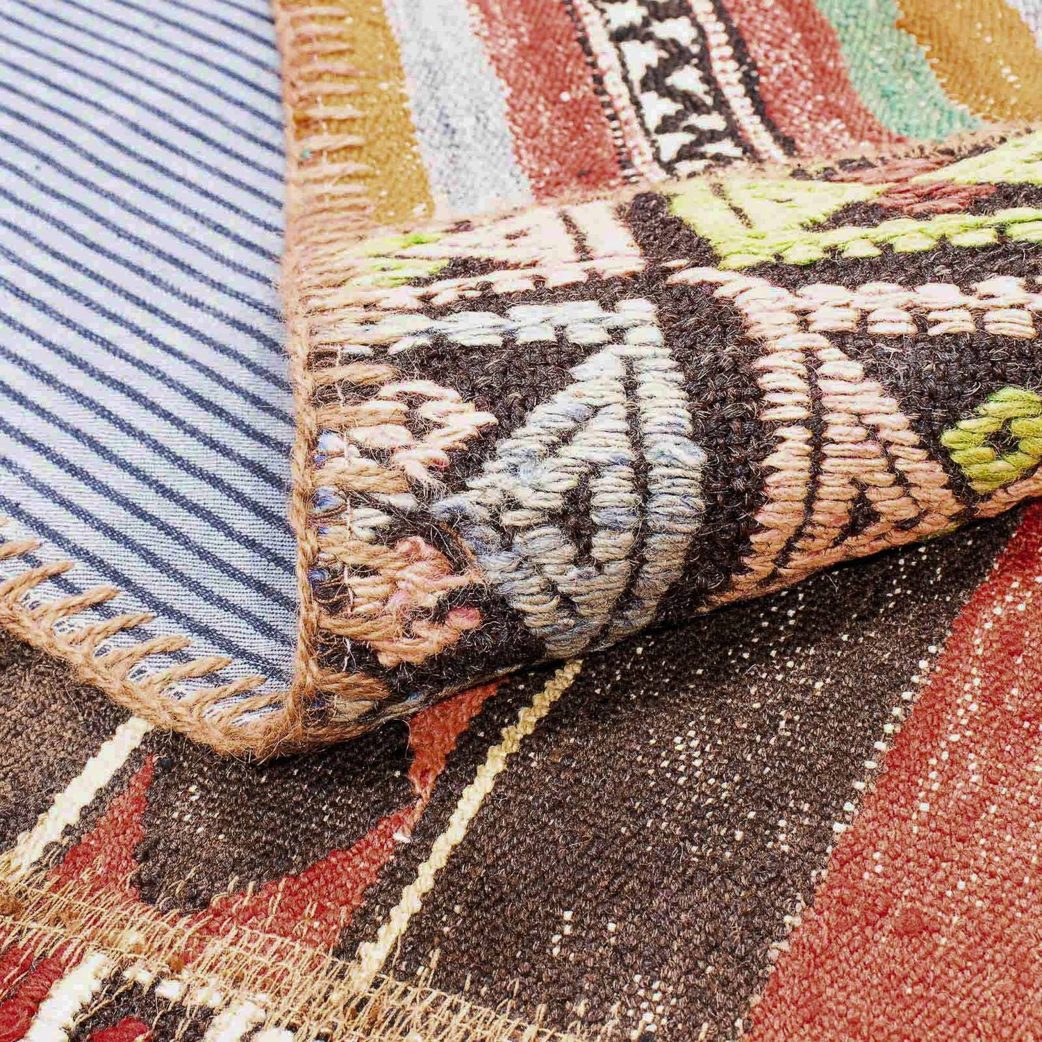 Tappeto Patchwork - 239 x 169 cm - multicolore