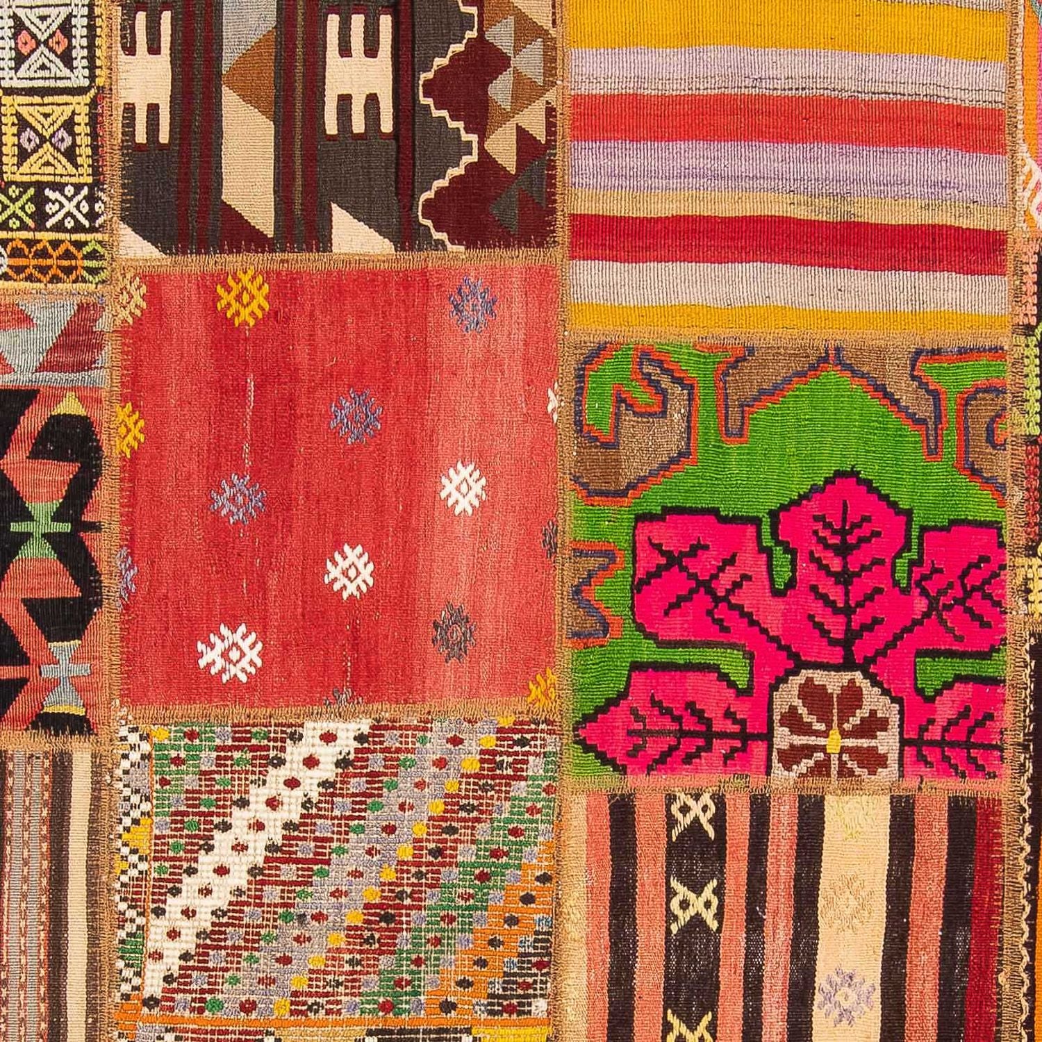 Tappeto Patchwork - 236 x 169 cm - multicolore
