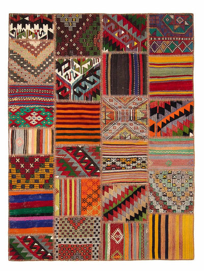 Tappeto Patchwork 168x238cm - Tappeto di lana