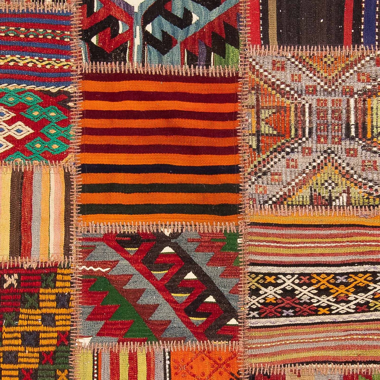 Tappeto Patchwork - 238 x 168 cm - multicolore