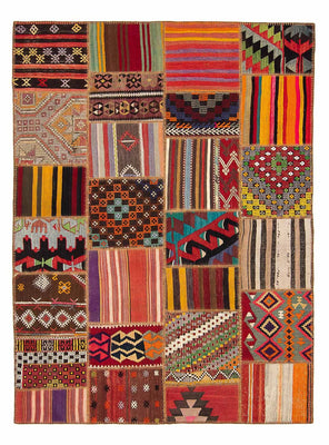 Tappeto Patchwork - 239 x 168 cm - multicolore