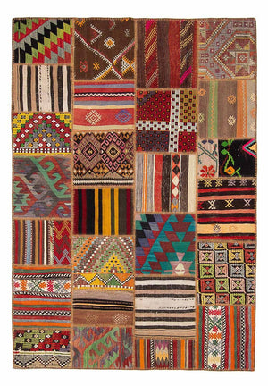 Tappeto Patchwork - 240 x 170 cm - multicolore