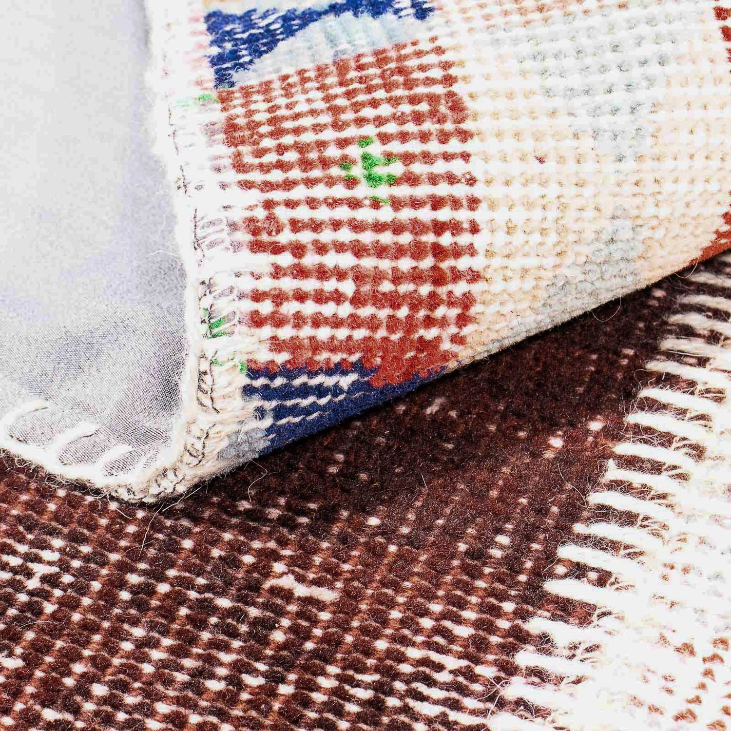 Tappeto Patchwork - 184 x 120 cm - multicolore