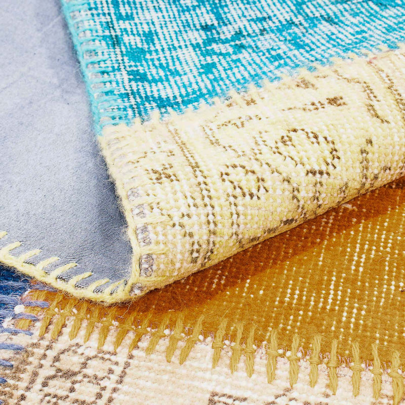 Tappeto Patchwork - 185 x 123 cm - multicolore