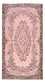 Tappeto vintage - 217 x 118 cm - rosa