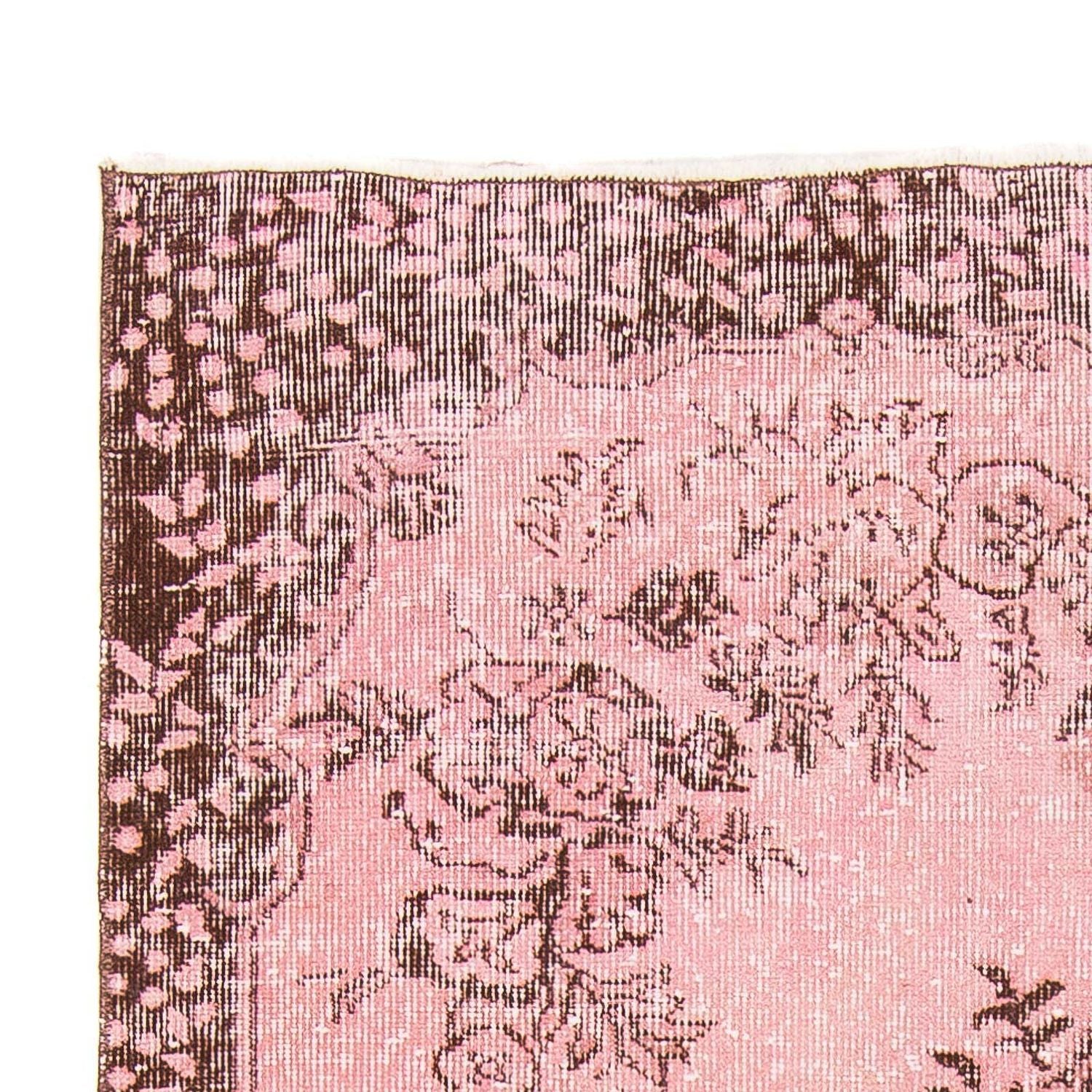 Tappeto vintage - 217 x 118 cm - rosa