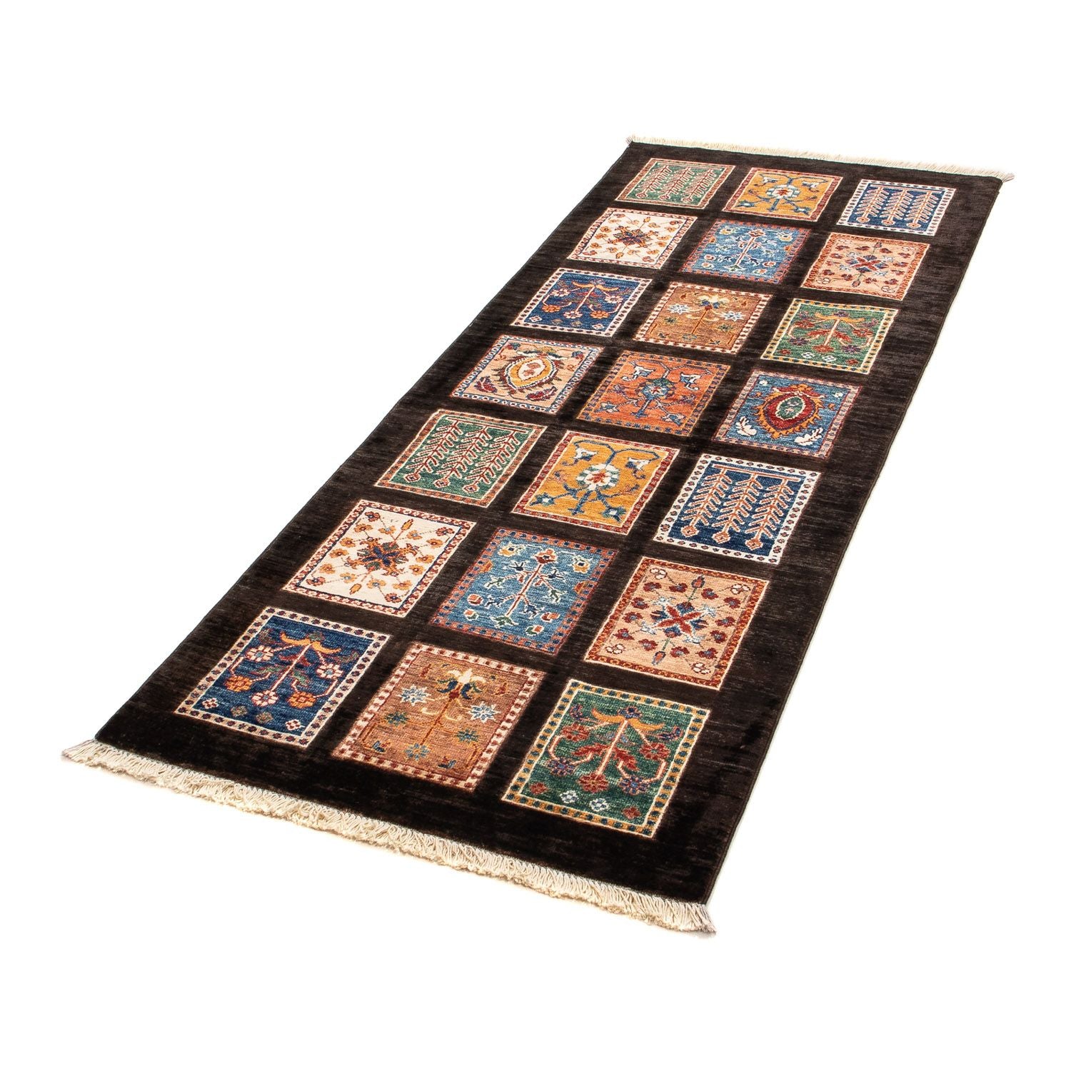 Tappeto corsia Tappeto Ziegler - 197 x 73 cm - marrone scuro