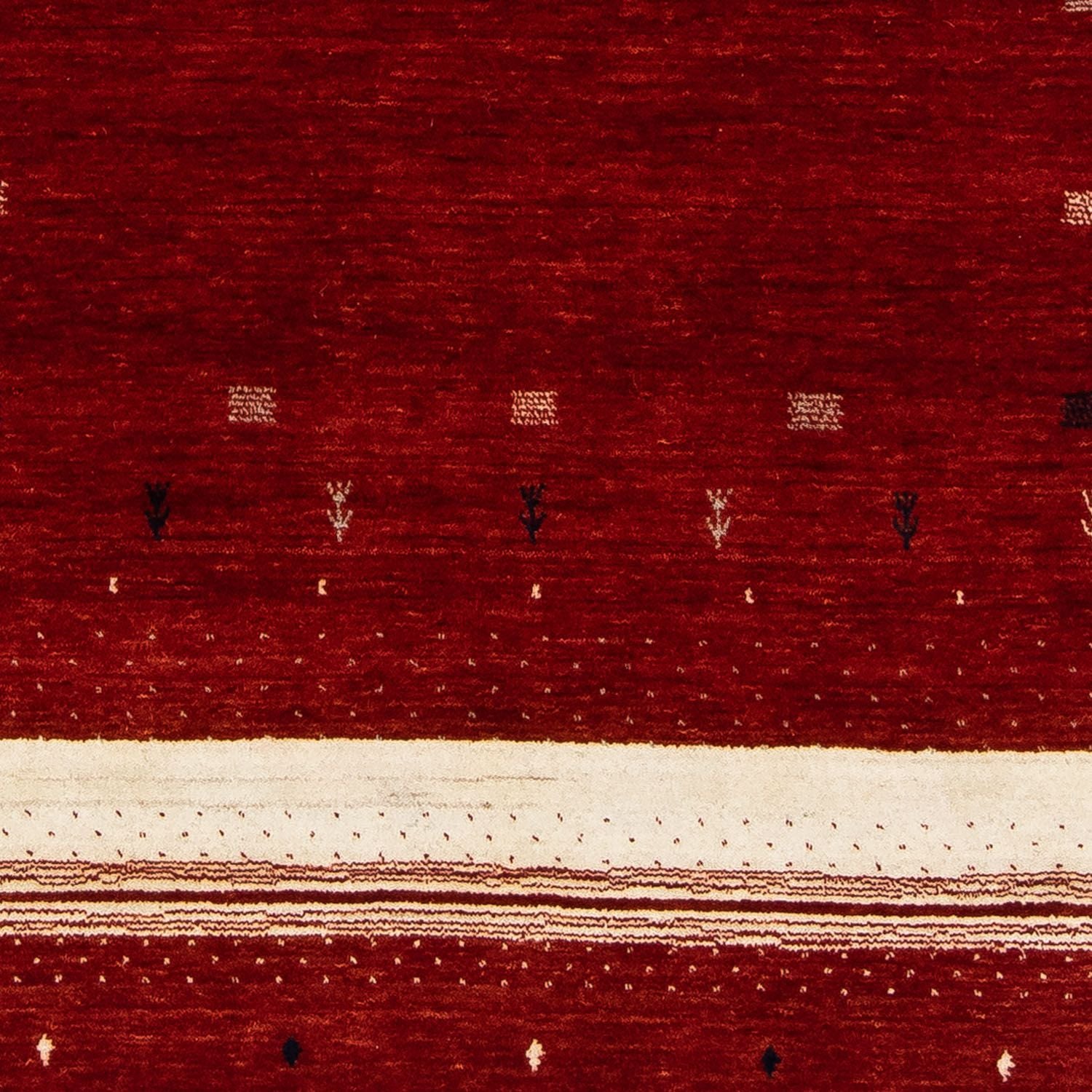 Tappeto Gabbeh - Loribaft Persero - 203 x 141 cm - rosso