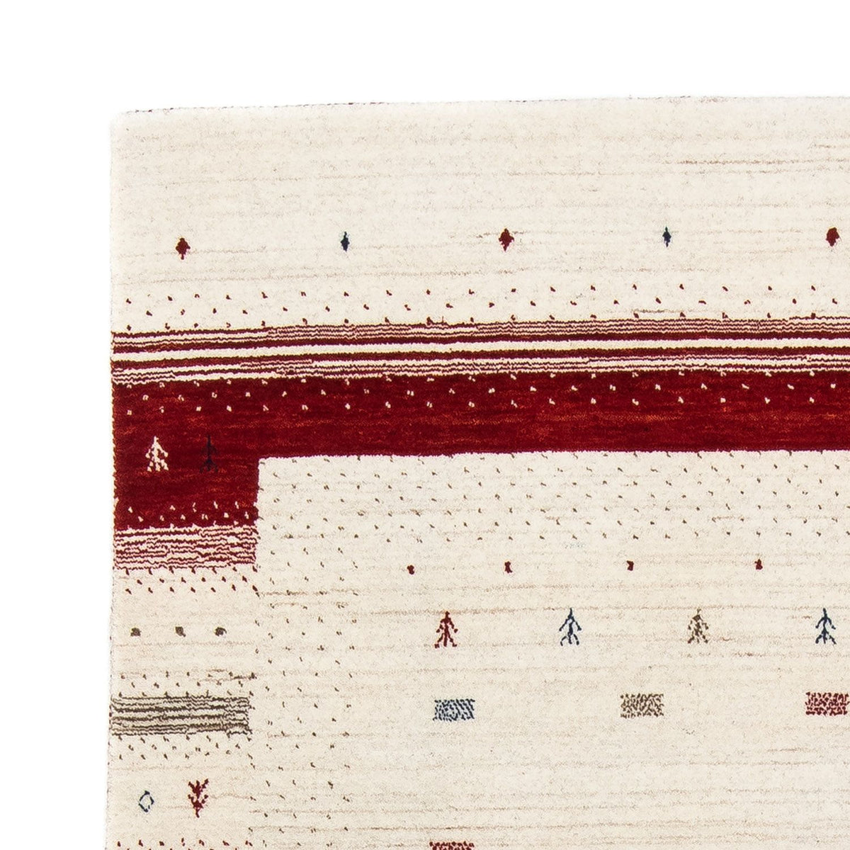 Tappeto Gabbeh - Loribaft Persero - 198 x 140 cm - beige