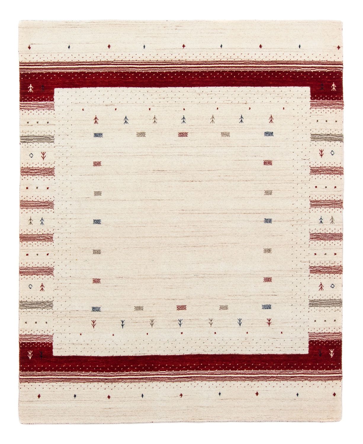 Tappeto Gabbeh - Loribaft Persero - 198 x 145 cm - beige