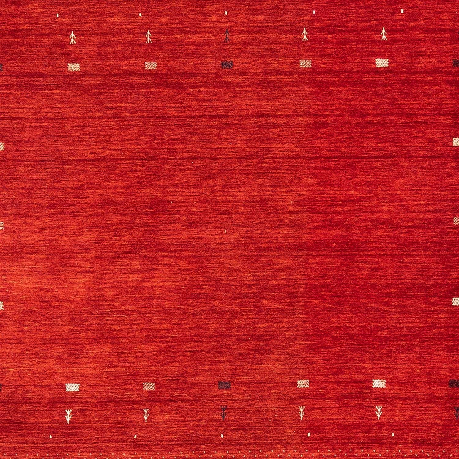 Tappeto Gabbeh - Loribaft Persero quadrato  - 256 x 249 cm - rosso